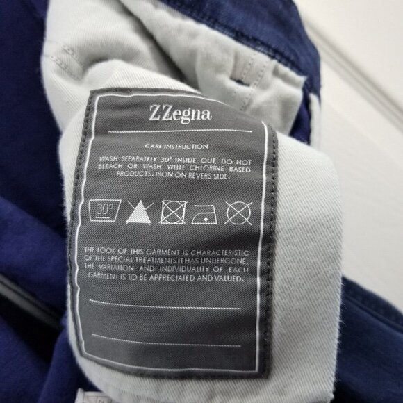 Z Zegna Jeans Dark Blue Slim Sz 36 - Picture 10 of 13